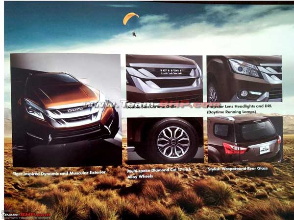 Isuzu MU-X Brochure Leaked Ahead Of Launch In India ... Isuzu MU-X Brochure Leaked Ahead Of Launch In India ...
