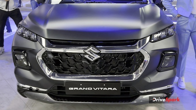 Maruti Suzuki Grand Vitara Matte Grey Auto Expo 2023 Images [HD ...