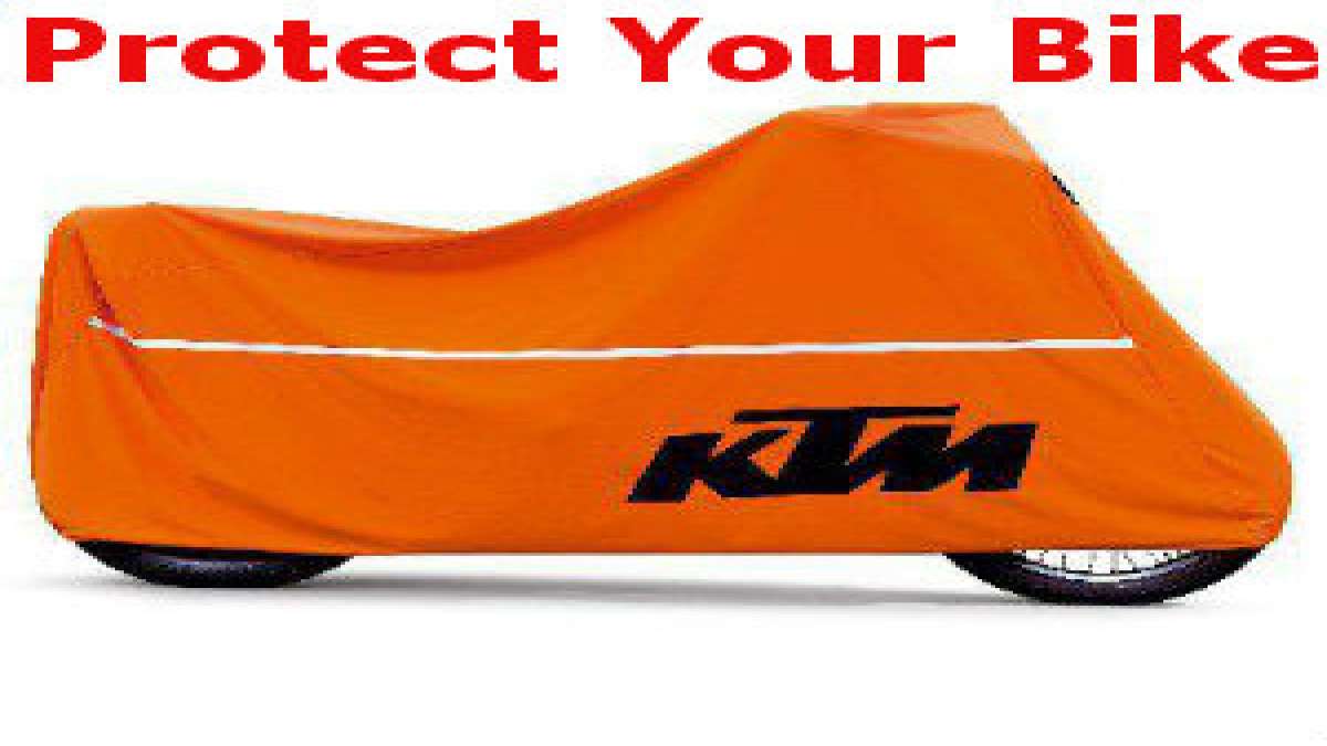 KTM Outdoor Bike Cover Orange Price Rs.720 Protect From Monsoon
