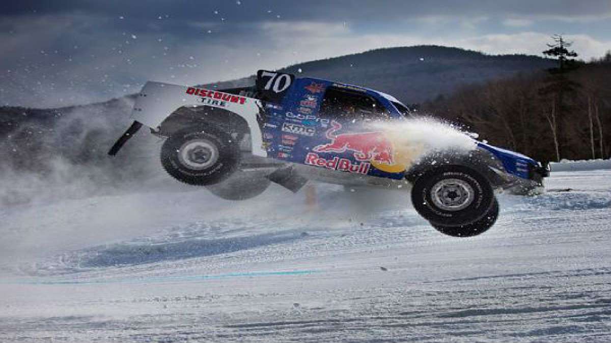Red Bull Frozen Rush Brings OffRoad Race Trucks On Snow DriveSpark