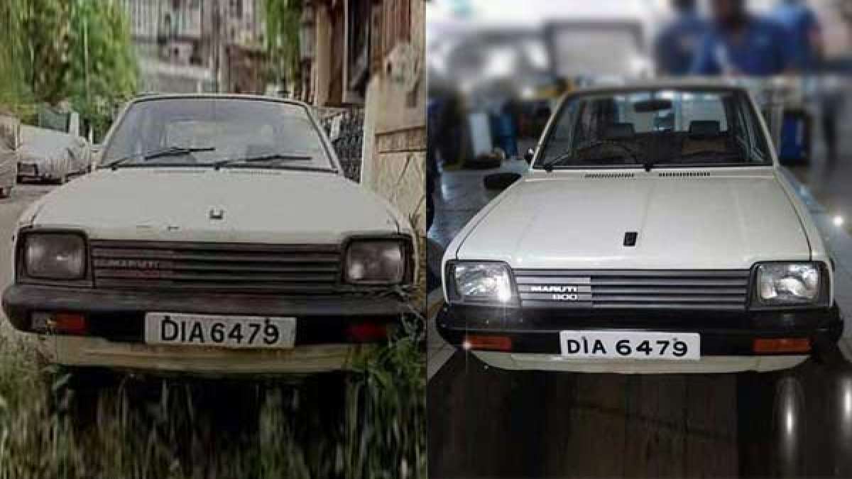 The First Ever Maruti 800 gets Restored 1983 Maruti 800 Restoration