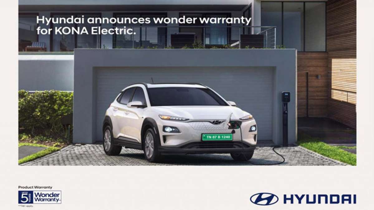 Hyundai Launches Wonder Warranty Scheme For Its Kona Electric Vehicle ...