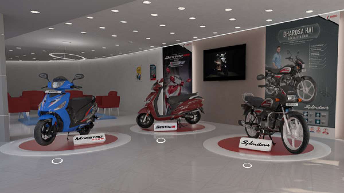 hero showroom online booking