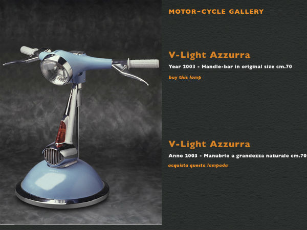 vespa scooter table lamp