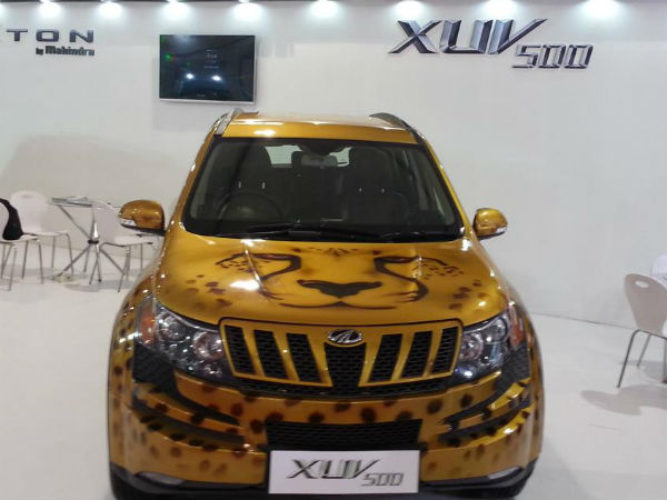 Mahindra Xuv Cheetah Inspired Paint Job To Celebrate