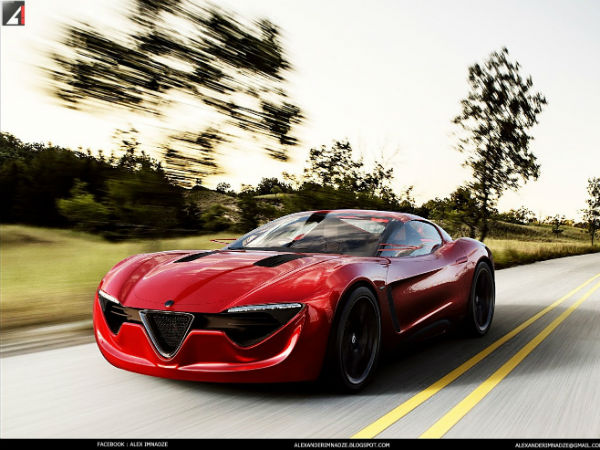 Alfa Romeo 6c Concept Alex Imnadze Four Wheelers