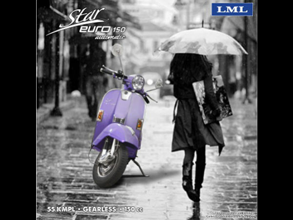 LML Star Euro 150cc Automatic Scooter Launched; Price Rs 54,014 ...