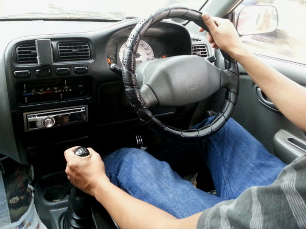 Downshift regularly around bends