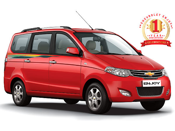 Chevrolet Enjoy Anniversary Limited Edition Model Announced 