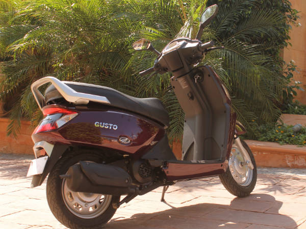 Mahindra Gusto: Engine Spec & Mileage