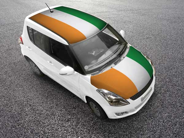 3m Car Wrap Introduces Tri Coloured Wrap For Republic Day Drivespark News