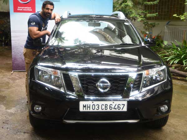 Nissan Brand Ambassador John Abraham Takes A Terrano