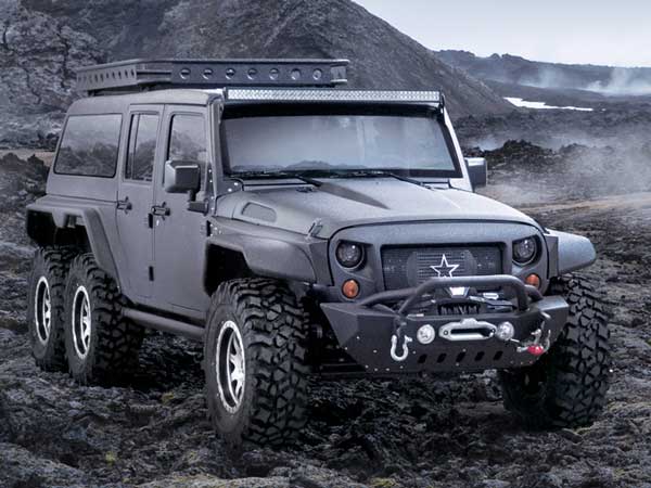 Jeep Wrangler 6x6 Revealed In China - DriveSpark News