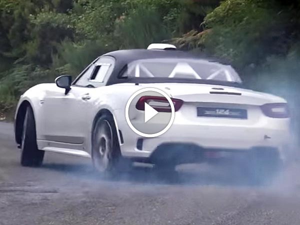 Fiat 124 Spider Abarth Rally Car Performs Shakedown Runs - DriveSpark News