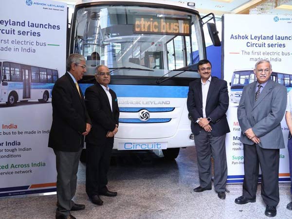 Ashok Leyland Launches India’s First Indigenous Zero-Emission Electric Bus