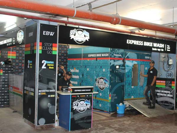 Fully Automated Bike Wash In Two 