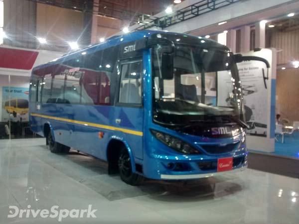 Busworld India 2016: SML Isuzu Launches New Buses For Corporate And Tour Class