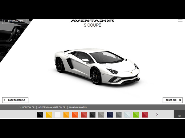 Lamborghini Launches Online Configurator Page For Aventador S