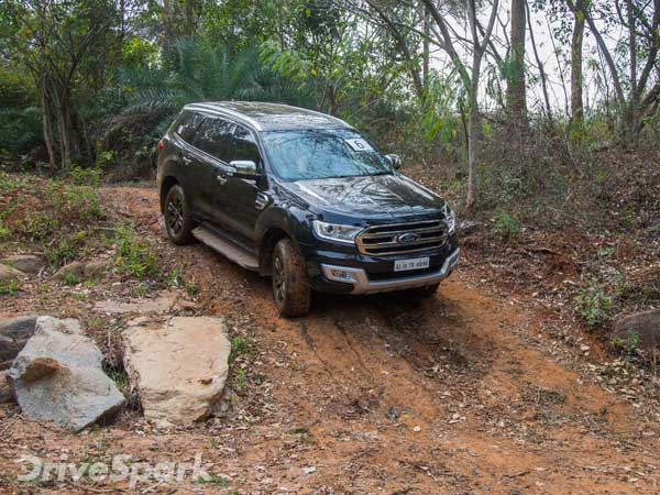 Ford Endeavour Off-Road Capabilities Explored To The Full In The Great Outdoors Of Bangalore