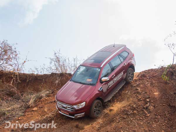 Ford Endeavour Off-Road Capabilities Explored To The Full In The Great Outdoors Of Bangalore