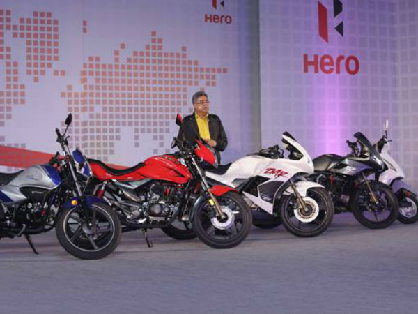 hero motocorp all bike