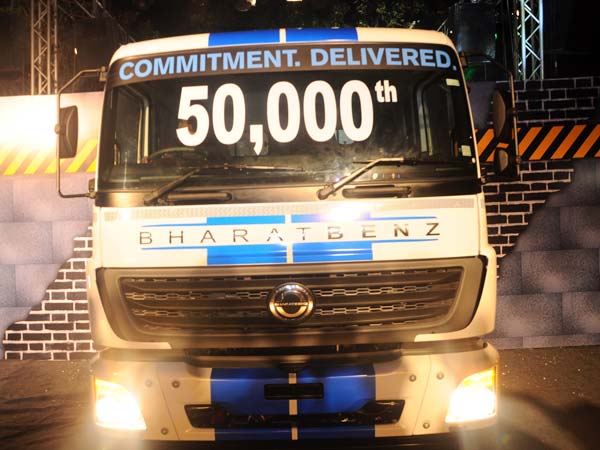 BharatBenz Achieves 50,000 Truck Sales In India