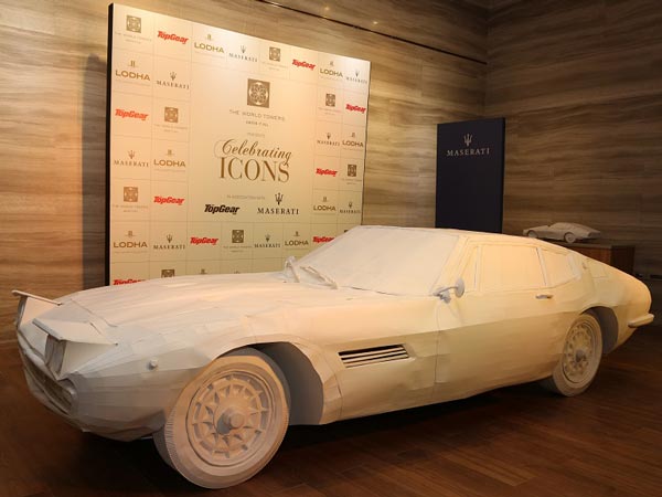 Maserati Unveils One-Of-A-Kind Paper Art Installation Of Its Iconic Model — Ghibli