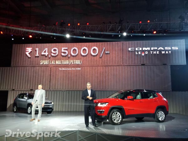 Jeep Comp Price In India Suv List Jeep Comp Price In India