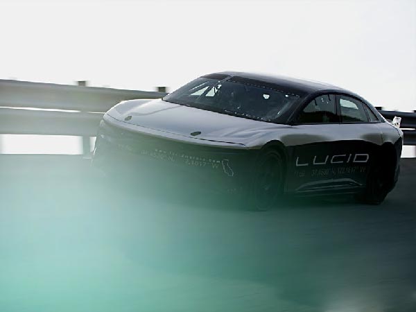 Lucid Air Electric Car Achieves Top Speed Of 235 Mph Video
