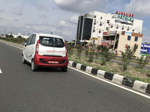 Tata Nano Electric Car Spied Testing In Coimbatore