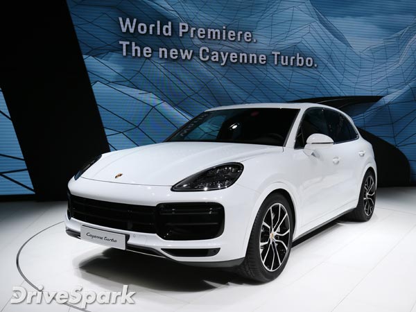 Image result for Porsche Cayenne Turbo  frankfurt 2017