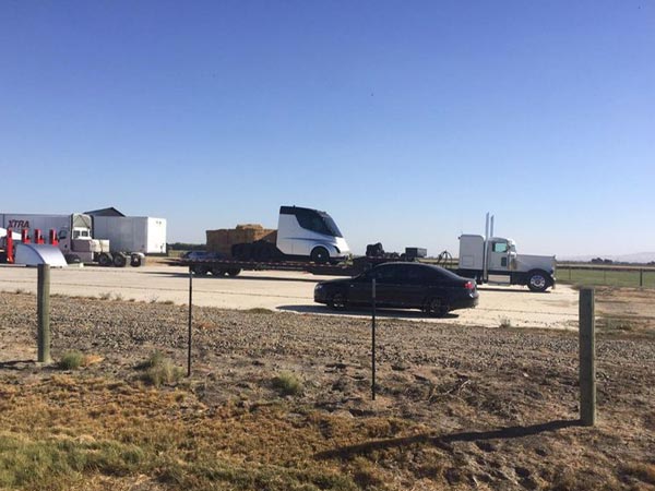 Tesla Semi-Truck Spotted Ahead Of Reveal - DriveSpark News