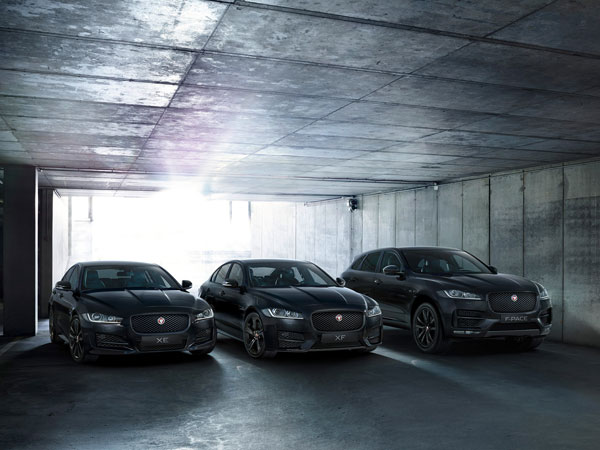 Jaguar Reveals Black Edition XE, XF, & F-Pace Models ...
