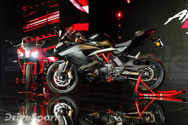 TVS Apache RR 310 Launched In India; Launch Price, Specifications, Features & Images