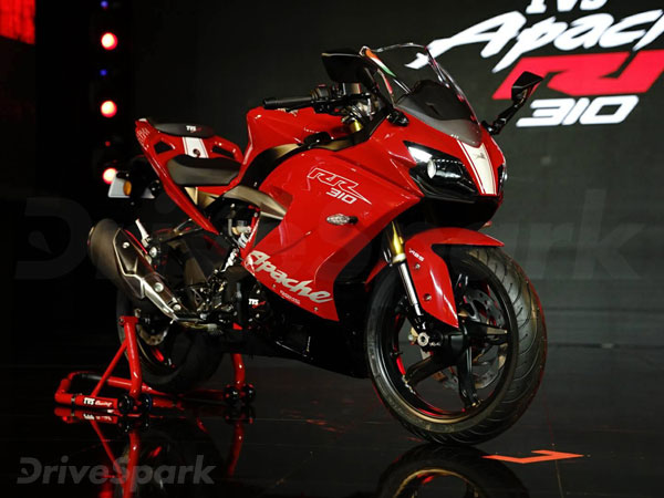 TVS Apache RR 310 Launched In India; Launch Price, Specifications, Features & Images
