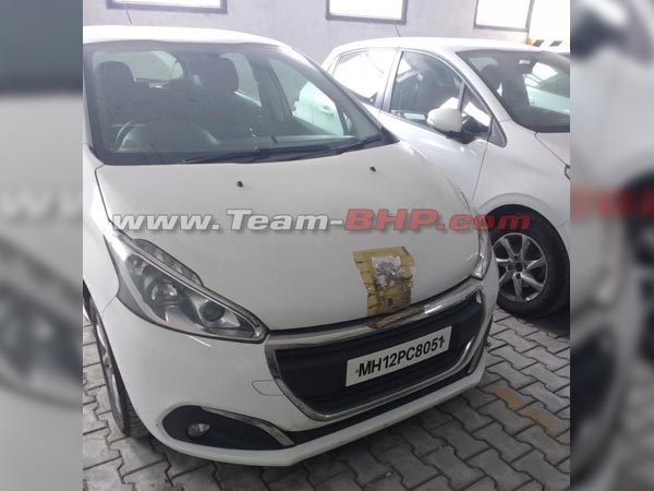 Peugeot 208 Spotted Testing In India