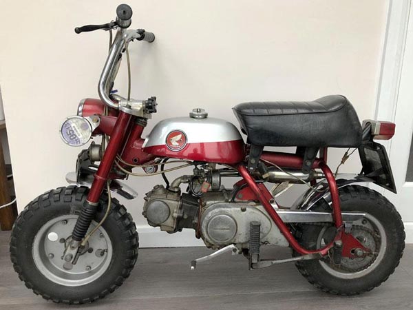 Beatle Co Founder John Lennon S Honda Monkey Bike Is Up