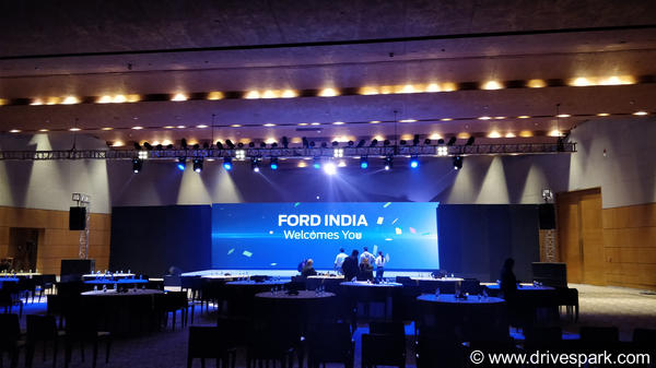 We're at the unveiling of the Ford Freestyle crossover in India