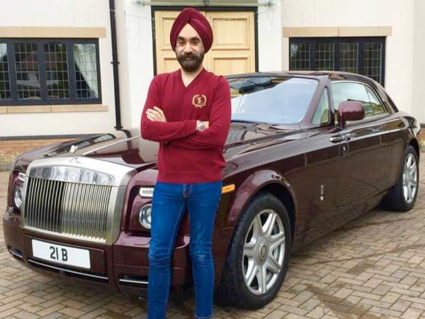 Sikh Billionaire Matches His Rolls Royce With Different Turban Colours