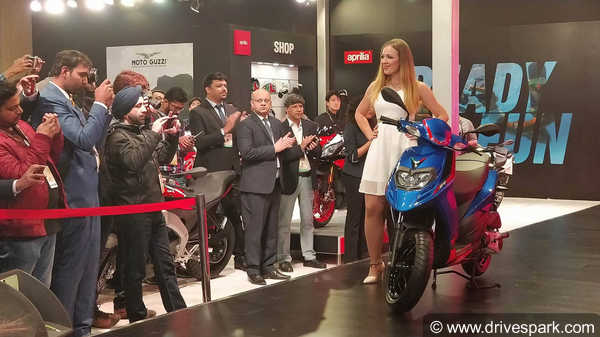 Auto Expo 2018: Aprilia SR 125 Launched At Rs 65,310
