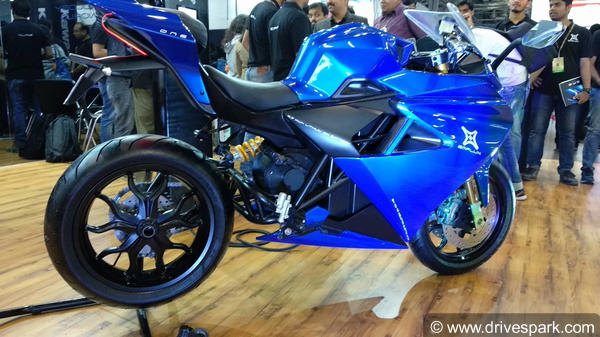 Auto Expo 2018: Emflux One Electric Superbike Launched In India