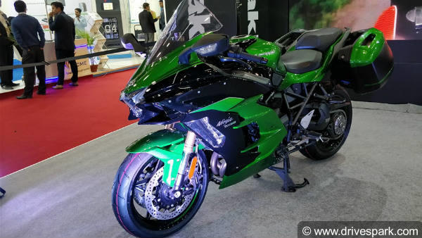 Auto Expo 2018 Kawasaki Ninja H2 Sx Launched In India Price Specifications Features Images Drivespark News