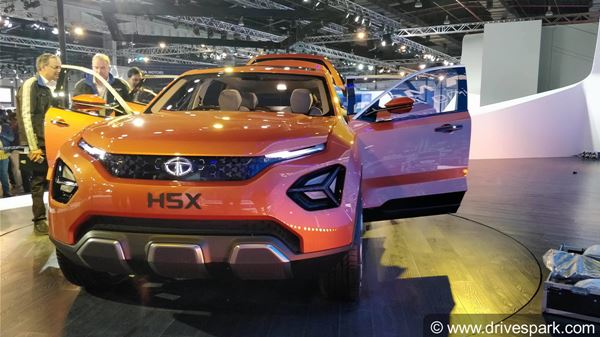 Auto Expo 2018: Tata H5X Concept SUV Revealed