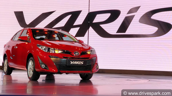 Toyota Yaris Unveiled In India