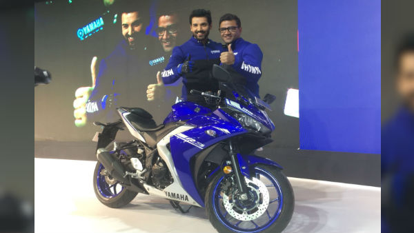 Auto Expo 2018: John Abraham Launches New Yamaha R3 At Rs 3.48 Lakh