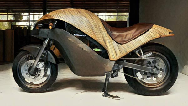 Banatti Green Falcon Is An Electric Motorcycle Made With Bamboo