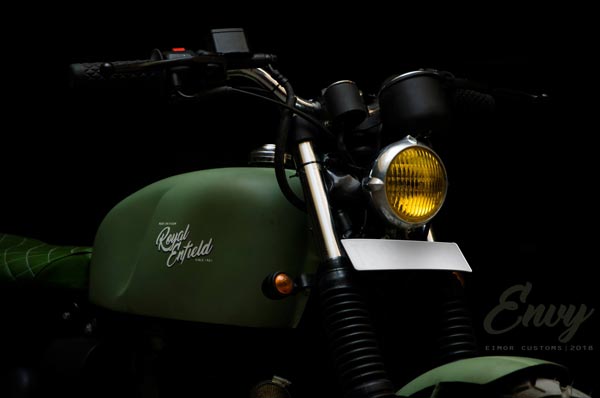 Eimor Customs Envy — A Royal Enfield Bullet Classic 350 Modified Into A Scrambler