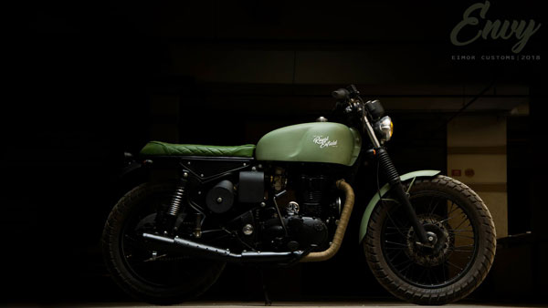 Eimor Customs Envy — A Royal Enfield Bullet Classic 350 Modified Into A Scrambler