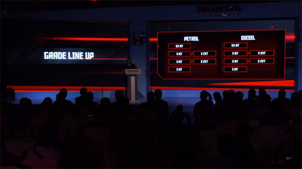 Honda Amaze 2018 Variants