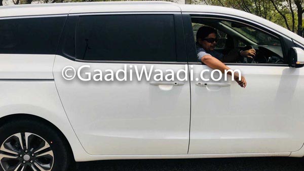 Kia Grand Carnival MPV Spotted Testing In India